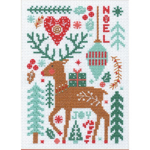 Counted Cross Stitch Kit 5"x7"-Nordic Winter, Dimensions, 70-08991
