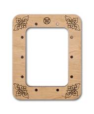 Hoop plywood magnetic for embroidery, Celadon Color, Wonderland Crafts WLMP-021