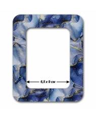 Hoop plywood magnetic for embroidery, Gray-Blue Marble Color, Wonderland Crafts WLMP-022