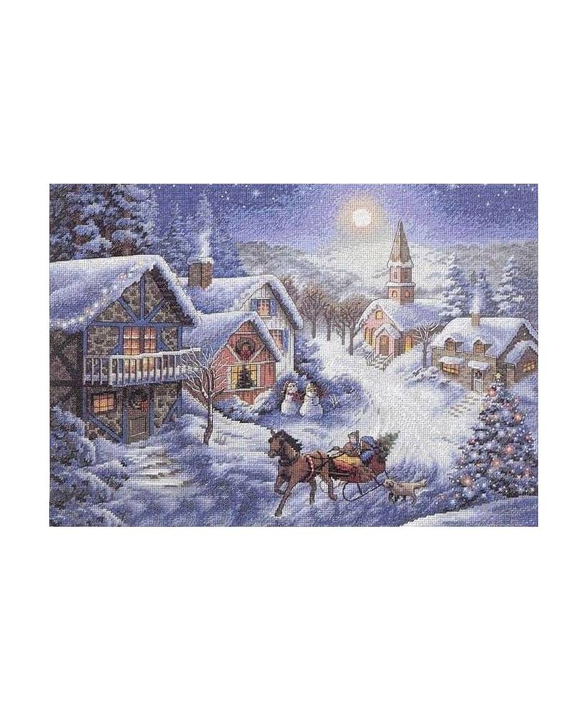 Gold Collection Counted Cross Stitch Kit  Winter Lace (Aida 16ct), 08689