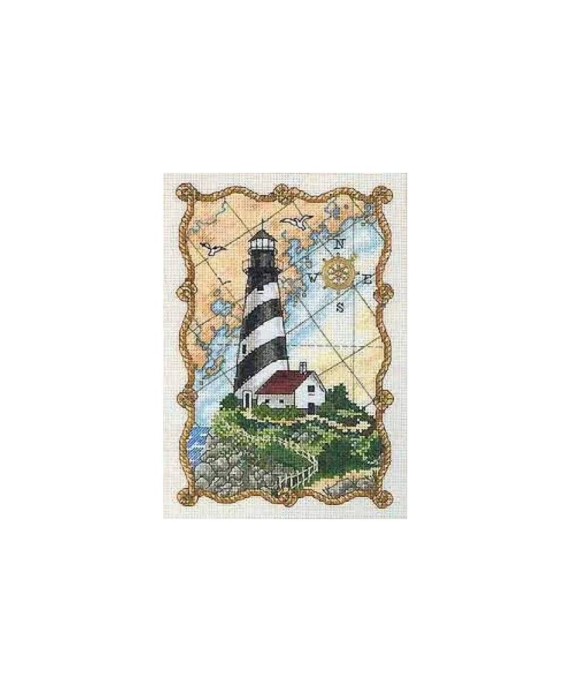 Dimensions Gold Collection Petit Counted Cross Stitch Kit, Mariners Light (Aida 18ct), 06779