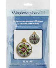 Bead Embroidery Kit, Christmas Tree ornament, Wonderland Crafts LPL-057