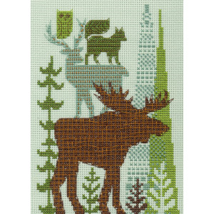 Counted Cross Stitch Kit 5"X7"-Forest Folklore, Dimensions, 70-65215