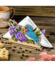 Bead Embroidery Kit, Tissue Holder, Wonderland Crafts FLK-532