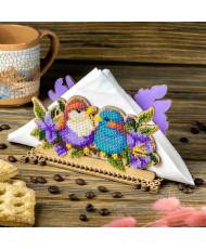 Bead Embroidery Kit, Tissue Holder, Wonderland Crafts FLK-532