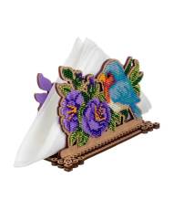 Bead Embroidery Kit, Tissue Holder, Wonderland Crafts FLK-532