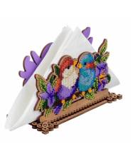 Bead Embroidery Kit, Tissue Holder, Wonderland Crafts FLK-532