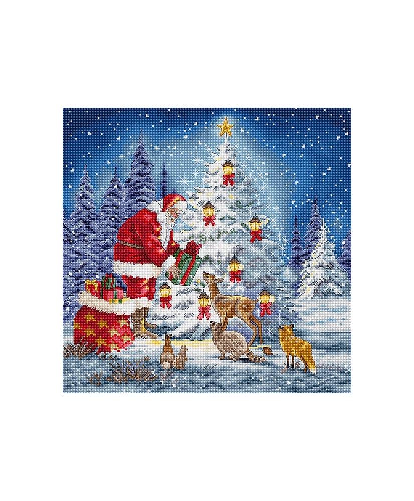 Cross-Stitch Kit LETISTITCH, L8200 Santa