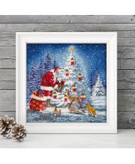 Cross-Stitch Kit LETISTITCH, L8200 Santa