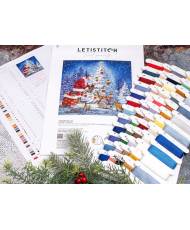 Cross-Stitch Kit LETISTITCH, L8200 Santa