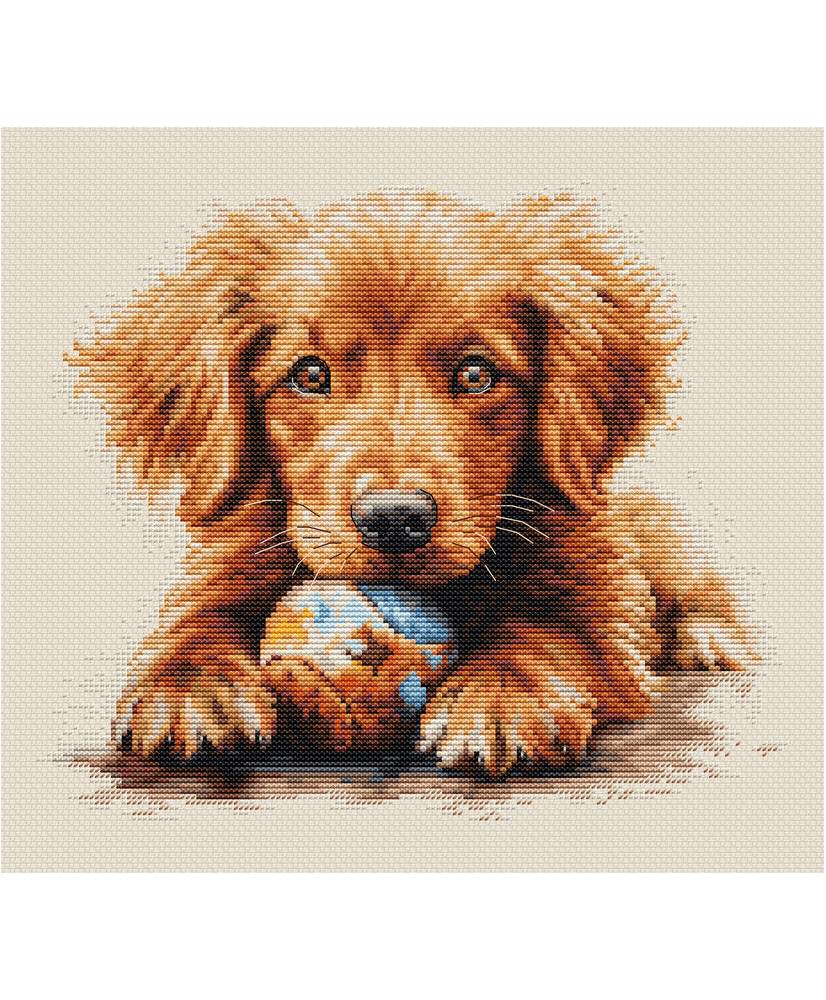 Cross Stitch Kit Luca-S - The Play Time, BU5037