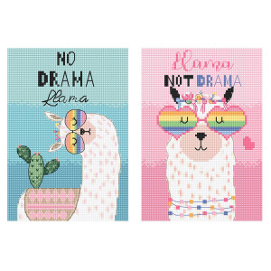 Cross-Stitch Kit “No Drama Llama”  LETISTITCH L8044