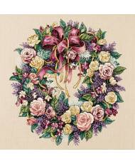 Dimensions Gold Collection Counted Cross Stitch Kit  Wreath of Roses 70-003837