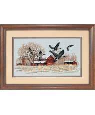 Winter Geese, Dimensions Counted Cross Stitch Kit (Aida 16ct), 13732