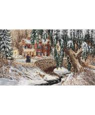 Dimensions Gold Collection Counted Cross Stitch Kit  Winter Lace (Aida 16ct), 35111