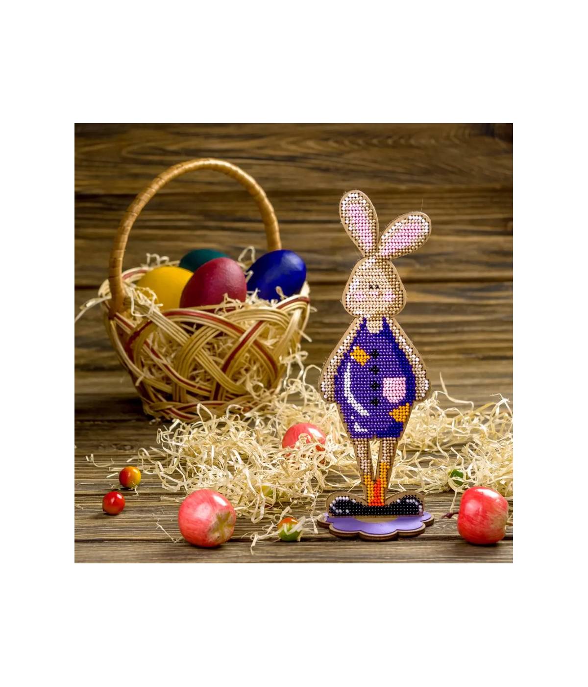 Bead Embroidery Kit Easter Decoration, 252. Fast DIY Kit