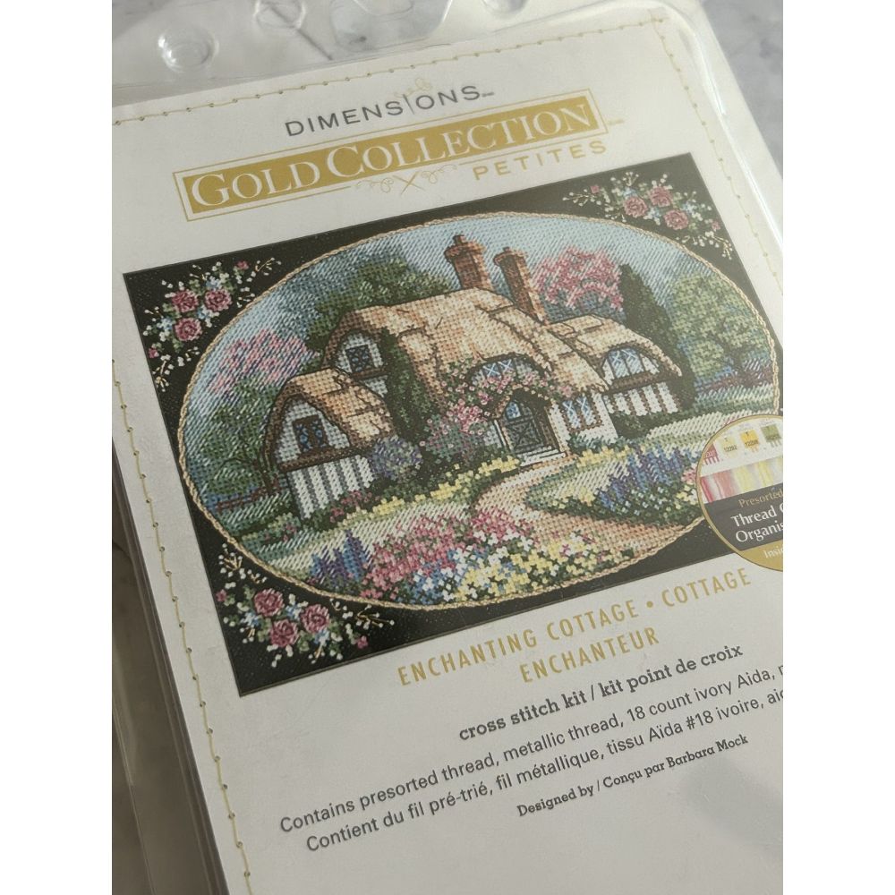 Dimensions Counted Cross Stitch Kit Garden Collectibles #3782 Vintage