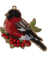 Bead Embroidery Kit Bird, LK-324. Fast DIY Kit