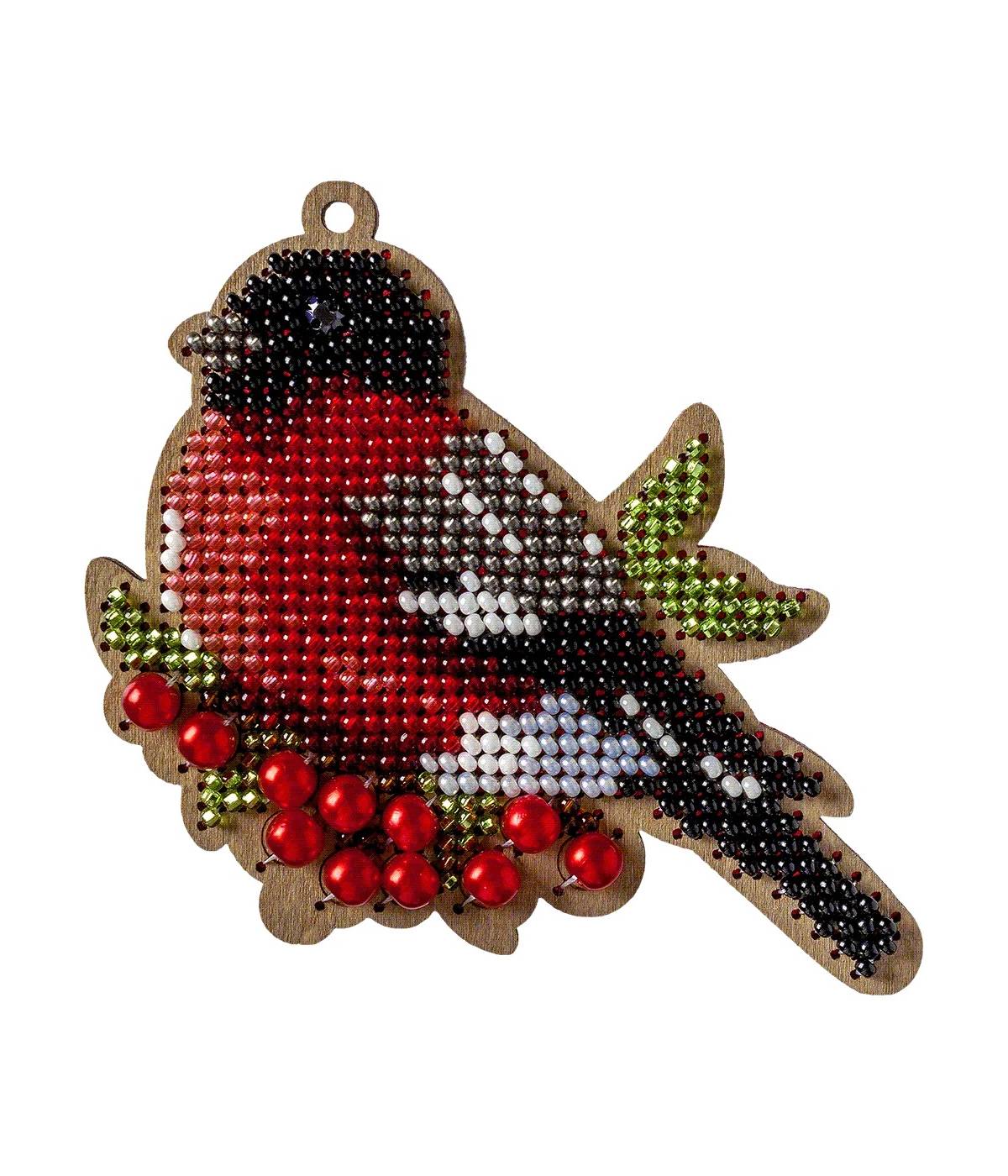 Bead Embroidery Kit Bird, LK-324. Fast DIY Kit