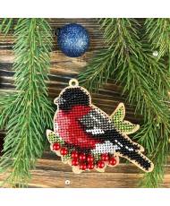 Bead Embroidery Kit Bird, LK-324. Fast DIY Kit