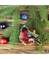 Bead Embroidery Kit Bird, LK-324. Fast DIY Kit