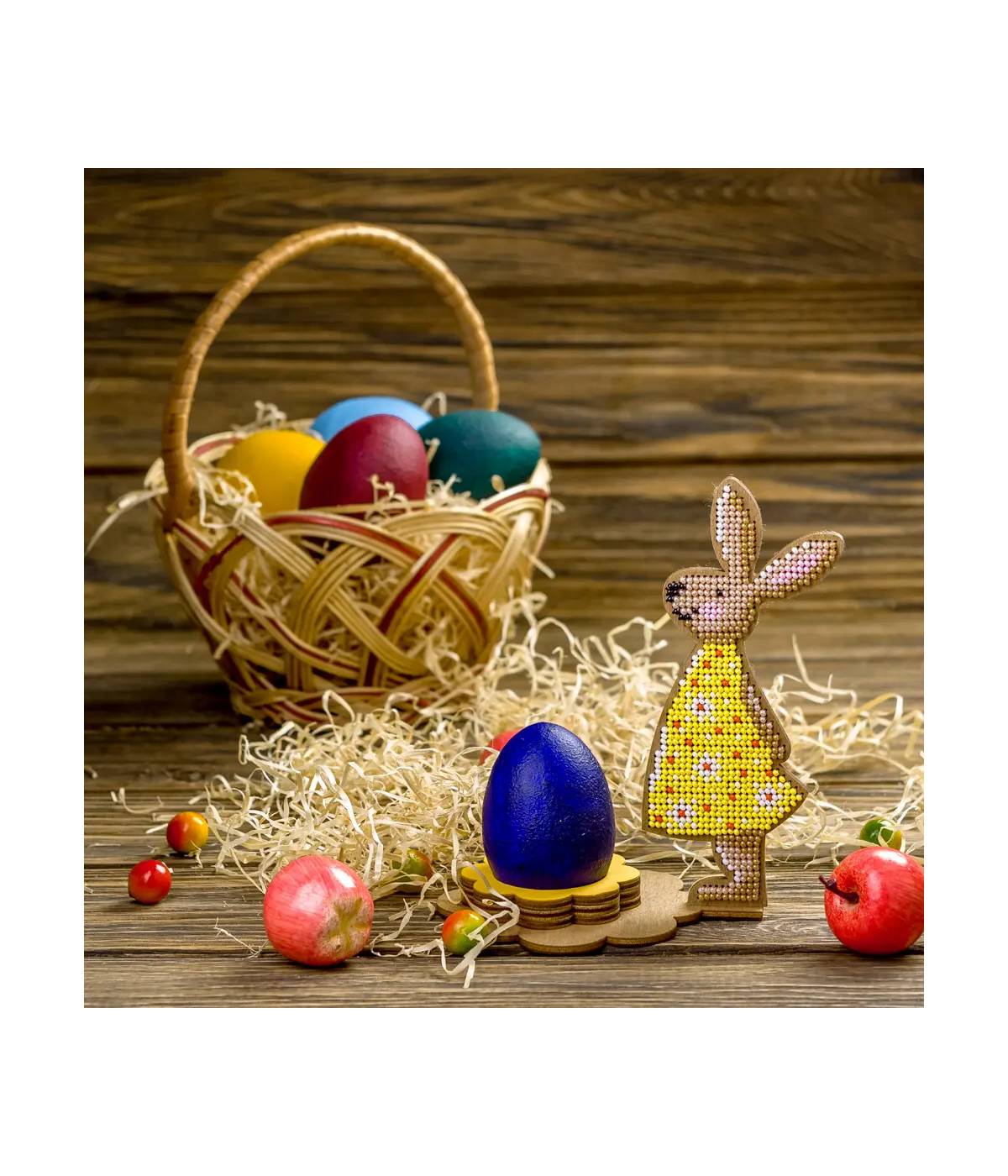 Bead Embroidery Kit Easter Decoration Egg holder, 331. Fast DIY Kit