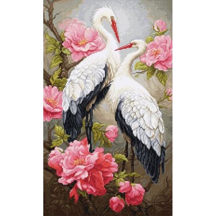Cross Stitch Kit Luca-S Gold - Guests of Spring, BU5042