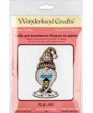 Bead Embroidery Kit Gold Hat Gnome, 501. Fast DIY Kit