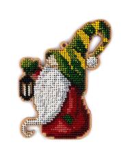 Red Hat Gnome with Latern Bead Embroidery Kit, 502