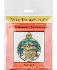 Bead Embroidery Kit on Wood, Small Rabbit, LK-462