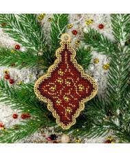 Bead Embroidery Kit on Wood, ornament, LK-446