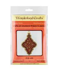 Bead Embroidery Kit on Wood, ornament, LK-446