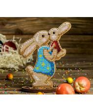 Bead Embroidery Kit Easter Decoration Rabbits, LK-432. Fast DIY Kit