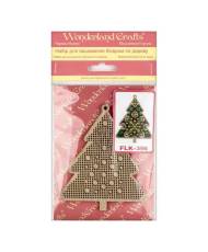 Bead Embroidery Kit on Green Tree, LK-396