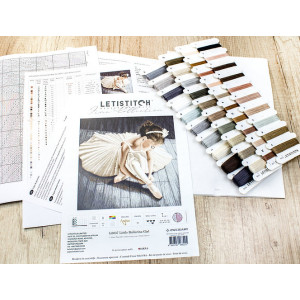 Cross-Stitch Kit “Little Ballerina Girl”  LETISTITCH L8037