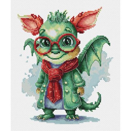 Cross Stitch Kit Luca-S - The Elegant Dragon, B1407