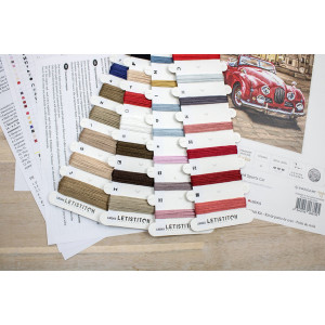 Cross-Stitch Kit “Red Sports Car”  LETISTITCH L8034
