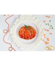 Beaded brooch kit -Pumkin, Tela Artis. Bead Embroidery, Needlework beading kit.