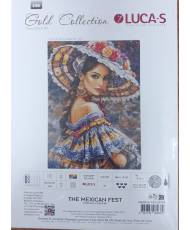 Cross Stitch Kit The Mexican Fest, Luca-S Gold Collection, B706