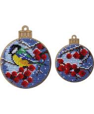 Bead Embroidery Kit on Wood, Tit and Rowan, LK-304