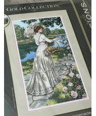 Dimensions Cold Collection Counted Cross Stitch Kit A Summer Stroll (Aida 18ct), 3868