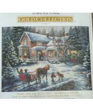 Dimensions Gold collections Counted Cross Stitch Kit Coming Home for the Holidays (Aida 16ct), 8733