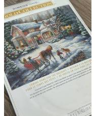 Dimensions Gold collections Counted Cross Stitch Kit Coming Home for the Holidays (Aida 16ct), 8733