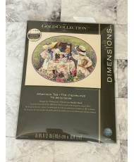 Dimensions Gold Collection Counted Cross Stitch Kit, Afternoon Tea (Aida 18ct), 35152