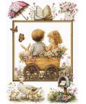 Cross Stitch Kit Luca-S - The Adventures of The Little Ones, B7043