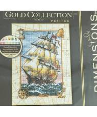 Dimensions Gold Collection Petites Counted Cross Stitch Voyage at Sea 18 count, 6847