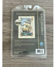 Dimensions Gold Collection Petites Counted Cross Stitch Voyage at Sea 18 count, 6847