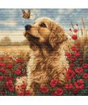 Cross Stitch Kit Luca-S - Meeting in the Flowering Field, BU5073