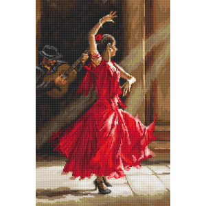 Cross-Stitch Kit “Flamenco”  LETISTITCH L8023