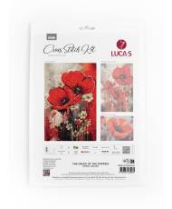 Cross Stitch Kit Luca-S - The Dance of The Poppies, B7046